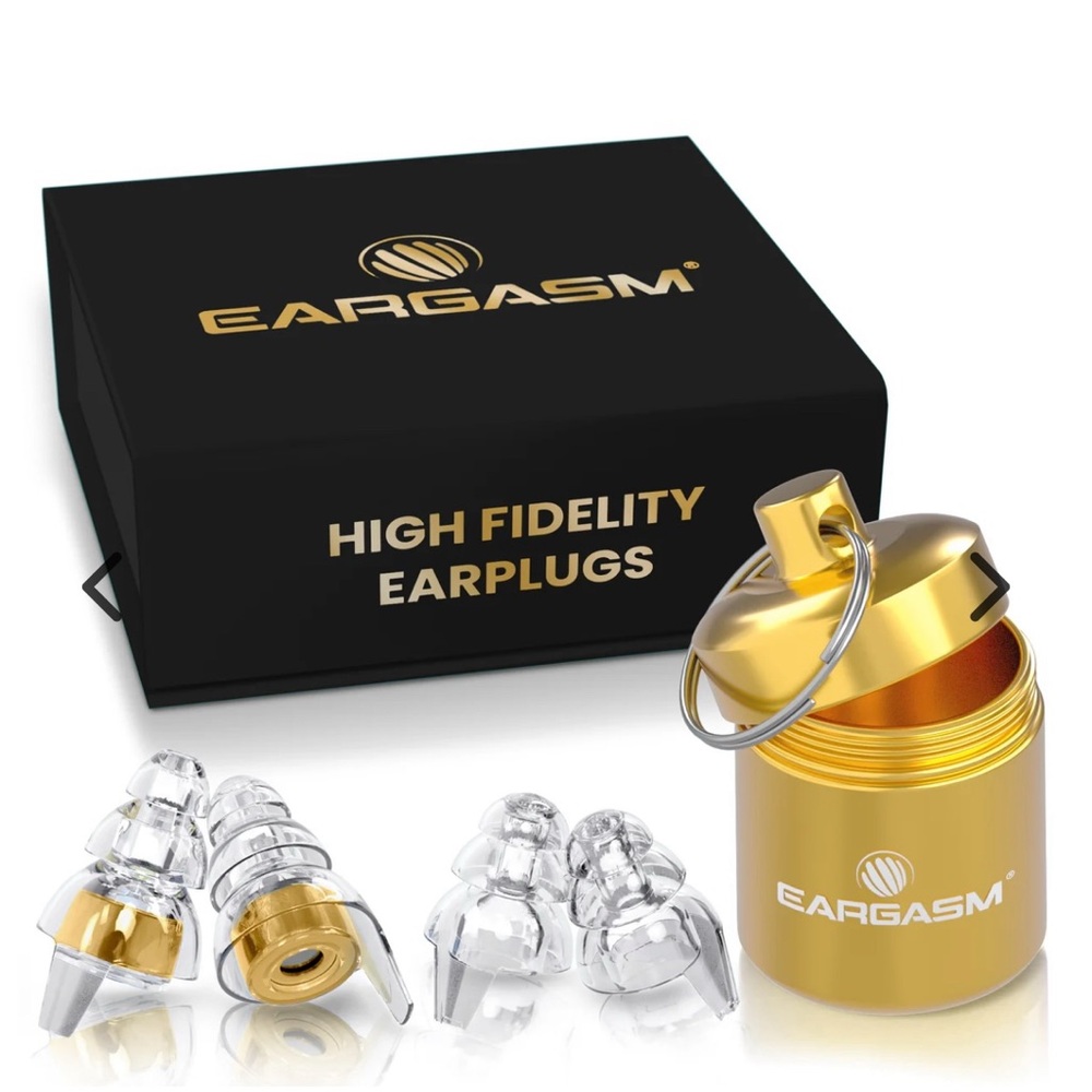 Eargasm High Fidelity Earplugs: Gold Edition